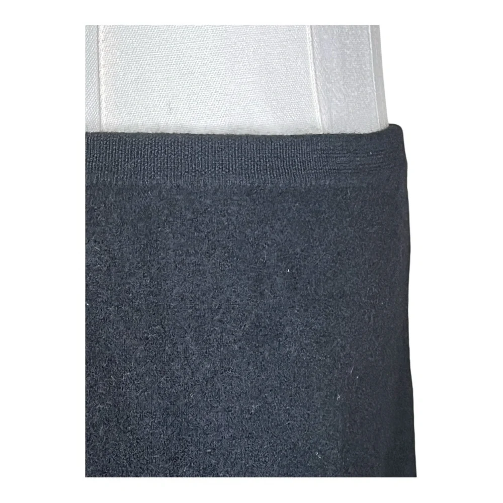 Jones & Co. Black‎ Wool Blend Long Skirt | Size M | Classic Midi